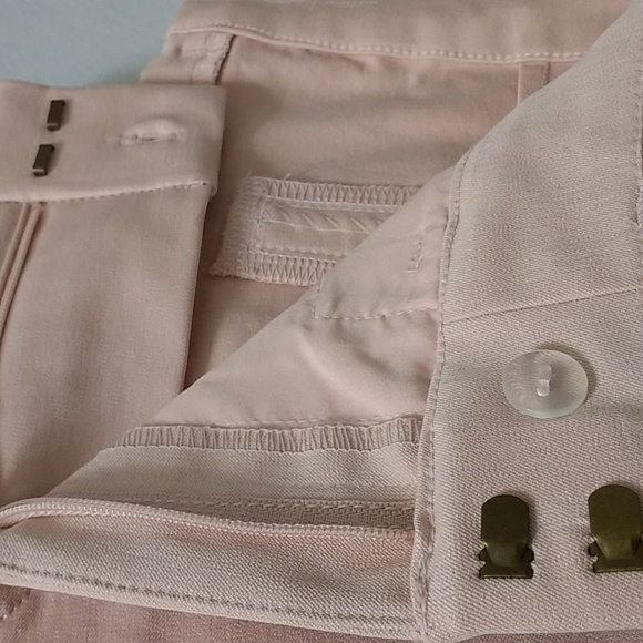 Old Navy Pink Bamboo High-Waisted Pixie Skinny Twill Pants - Picture 6 of 6